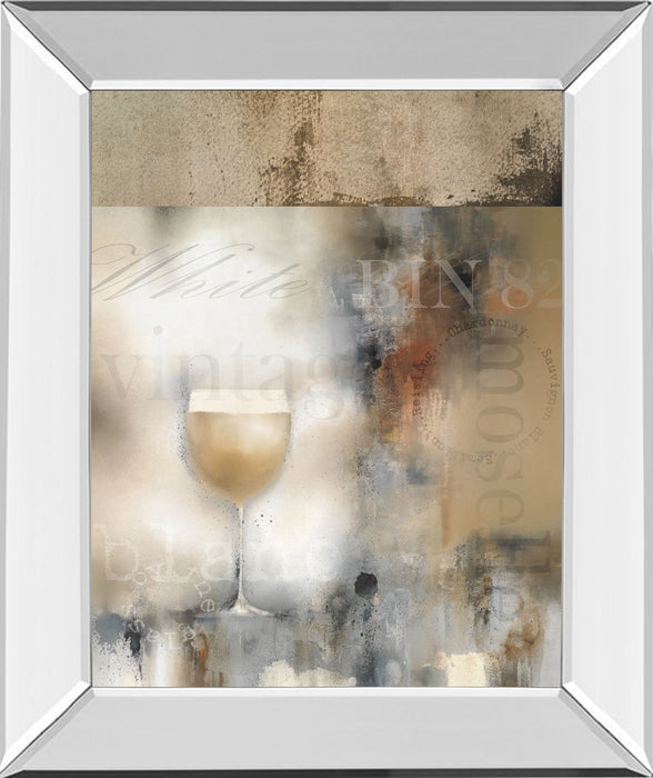 Cellar I By J.P Prior - Mirror Framed Print Wall Art - Beige