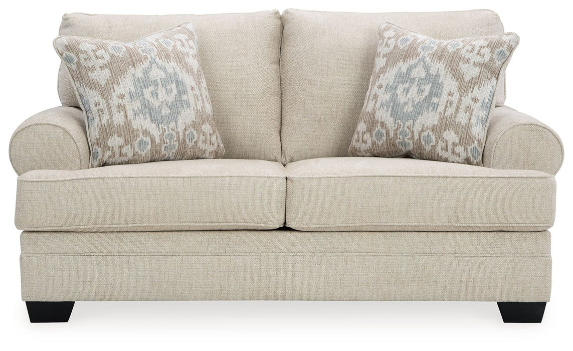 Rilynn - Linen - Loveseat Sacramento Furniture Store Furniture store in Sacramento