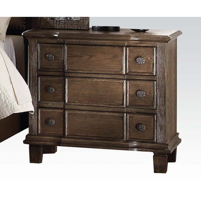 Baudouin - Nightstand - Weathered Oak Sacramento Furniture Store Furniture store in Sacramento