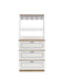 Hewett - Shoe Cabinet - Light Oak & White Finish Sacramento Furniture Store Furniture store in Sacramento