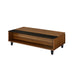 Avala - Coffee Table - Walnut & Black Sacramento Furniture Store Furniture store in Sacramento