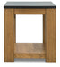 Quentina - Light Brown / Black - Rectangular End Table Sacramento Furniture Store Furniture store in Sacramento