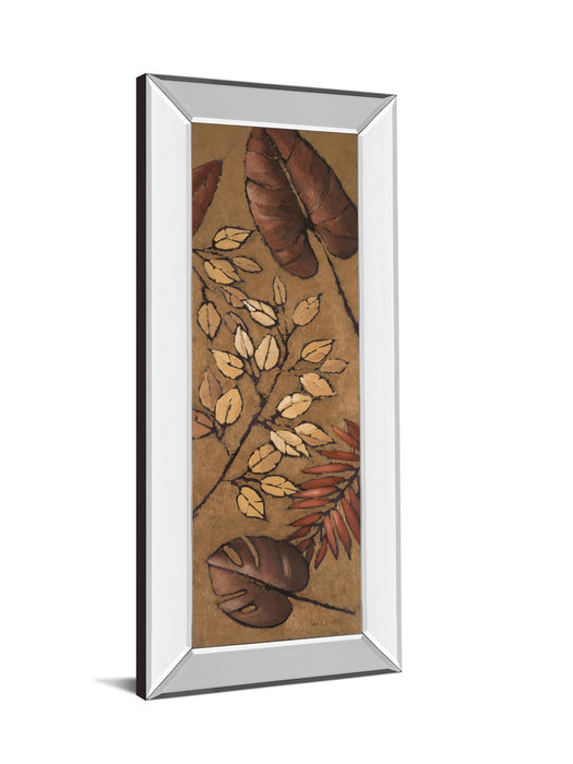 Indian Summer III By Lanie Loreth - Mirror Framed Print Wall Art - Dark Brown