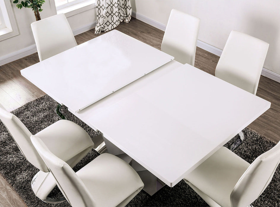 Zain - Dining Table - White Sacramento Furniture Store Furniture store in Sacramento