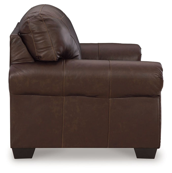 Colleton - Dark Brown - Loveseat Sacramento Furniture Store Furniture store in Sacramento