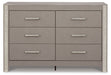 Surancha - Gray - Six Drawer Dresser Sacramento Furniture Store Furniture store in Sacramento