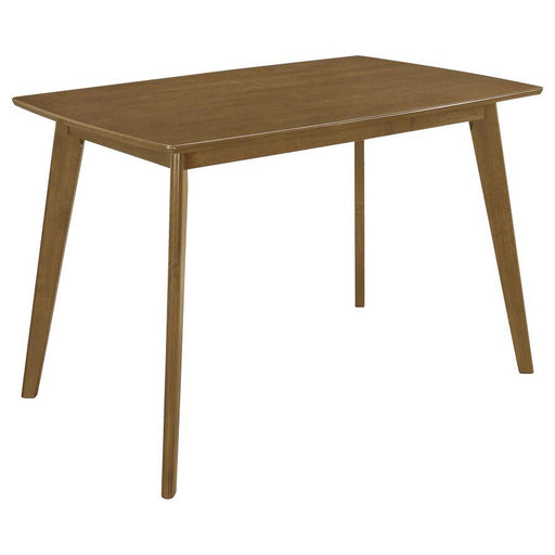 Kersey - Dining Table With Angled Legs - Chestnut Sacramento Furniture Store Furniture store in Sacramento