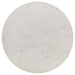 Aldis - Round Marble Top End Table - White And Natural Sacramento Furniture Store Furniture store in Sacramento