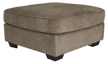 Graftin - Teak - Oversized Accent Ottoman Sacramento Furniture Store Furniture store in Sacramento