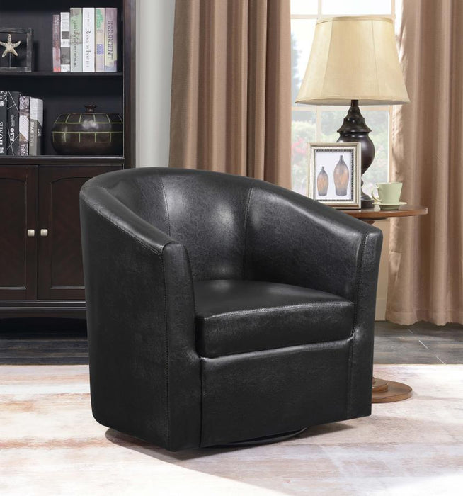 Turner - Upholstery Sloped Arm Accent Swivel Chair Sacramento Furniture Store Furniture store in Sacramento