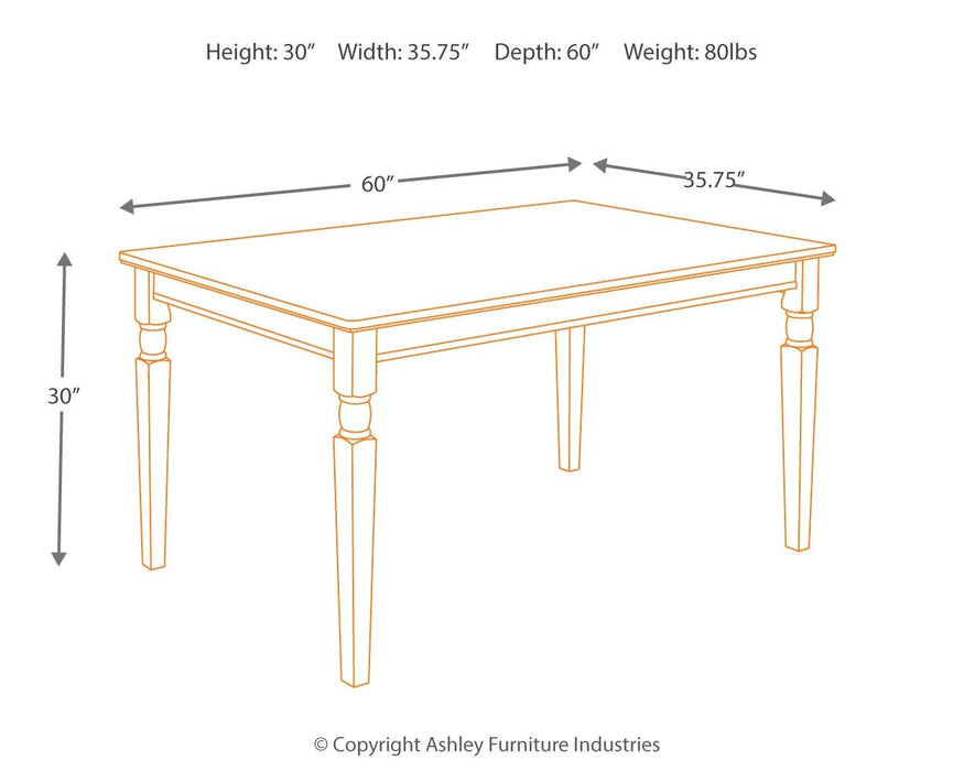 Owingsville - Black / Brown - Rectangular Dining Room Table Sacramento Furniture Store Furniture store in Sacramento