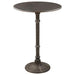 Oswego - Round Bar Table - Dark Russet And Antique Bronze Sacramento Furniture Store Furniture store in Sacramento