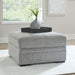 Casselbury - Cement - Ottoman With Storage Sacramento Furniture Store Furniture store in Sacramento