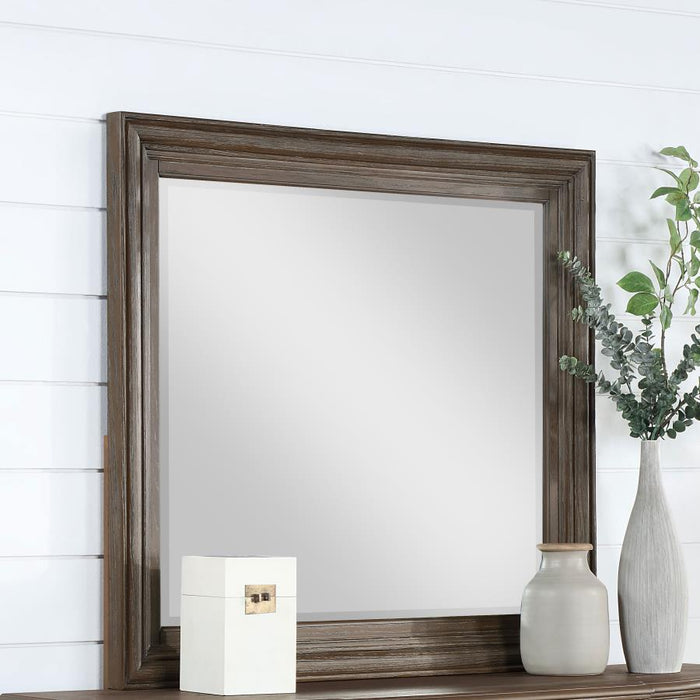 Emmett - Rectangular Dresser Mirror - Walnut Sacramento Furniture Store Furniture store in Sacramento