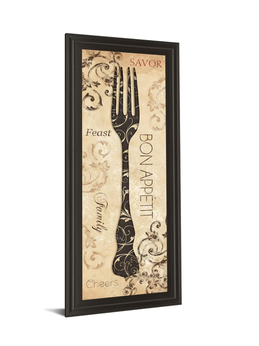 Bon Appetite By Dee Dee - Framed Print Wall Art - Black