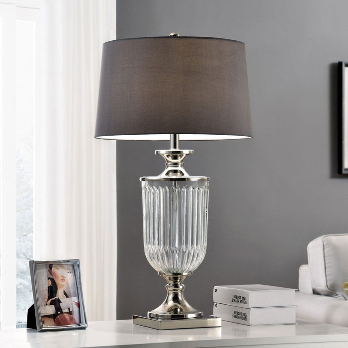 Ira - Table Lamp - Silver / Clear Sacramento Furniture Store Furniture store in Sacramento