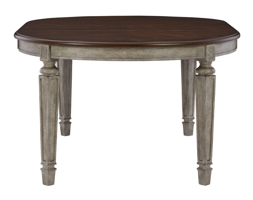 Lodenbay - Antique Gray - Oval Dining Room Extension Table Sacramento Furniture Store Furniture store in Sacramento