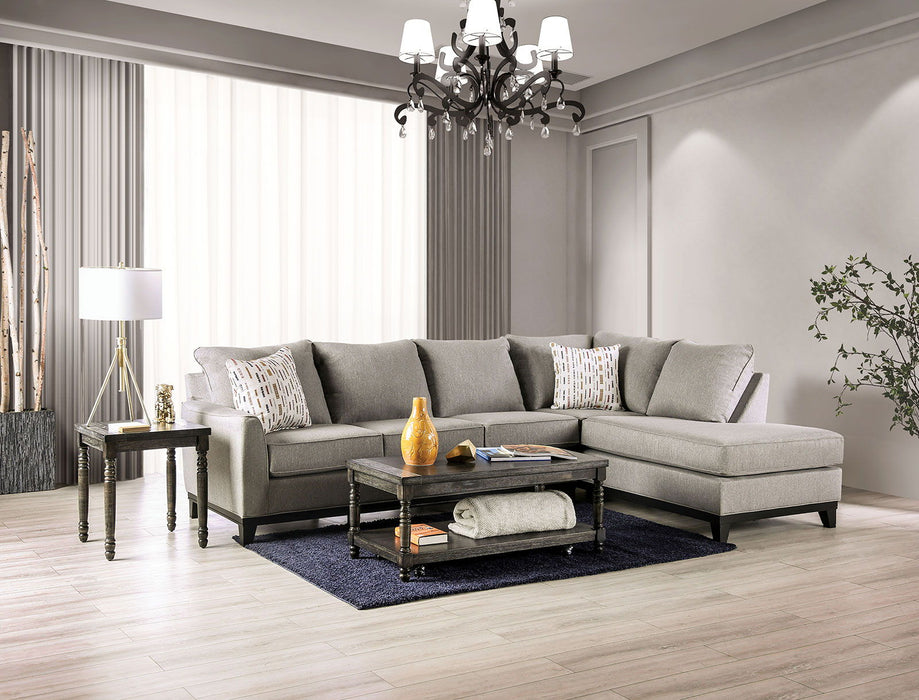 Lantwit - Sectional - Light Gray Sacramento Furniture Store Furniture store in Sacramento