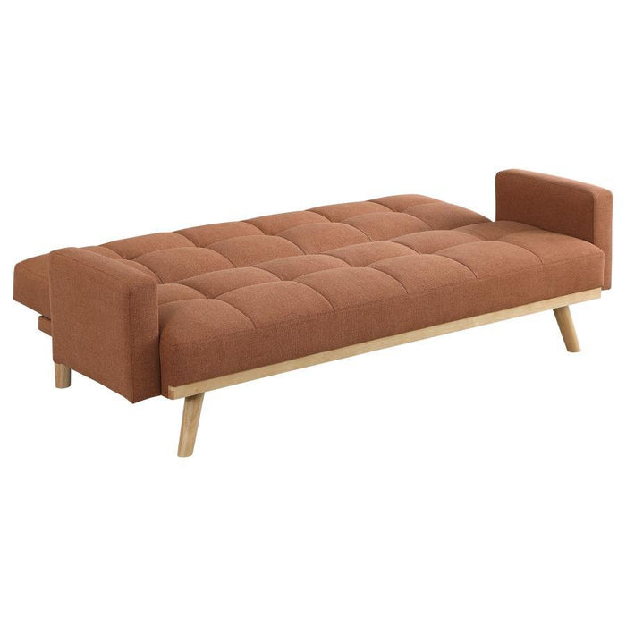 Kourtney - Upholstered Track Arms Covertible Sofa Bed Sacramento Furniture Store Furniture store in Sacramento