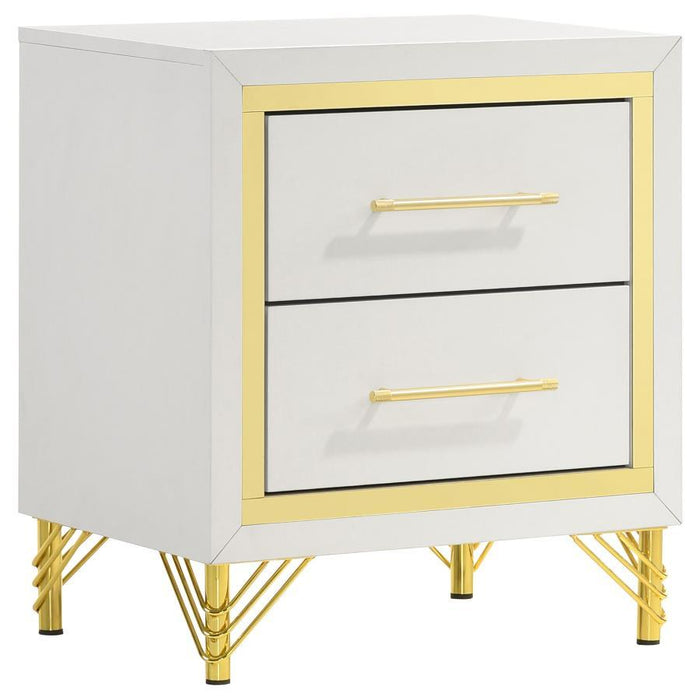 Lucia - 2-Drawer Nightstand - White Sacramento Furniture Store Furniture store in Sacramento