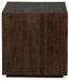 Hensington - Brown / Black - Square End Table Sacramento Furniture Store Furniture store in Sacramento