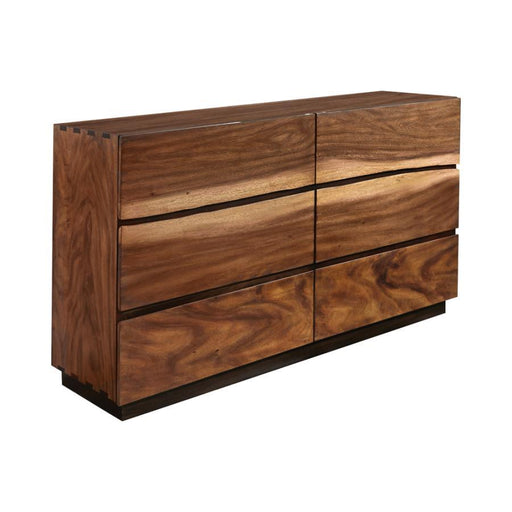 Winslow - 6-Drawer Dresser - Smokey Walnut And Coffee Bean Sacramento Furniture Store Furniture store in Sacramento