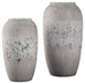 Dimitra - Brown / Cream - Vase Set (Set of 2) Sacramento Furniture Store Furniture store in Sacramento