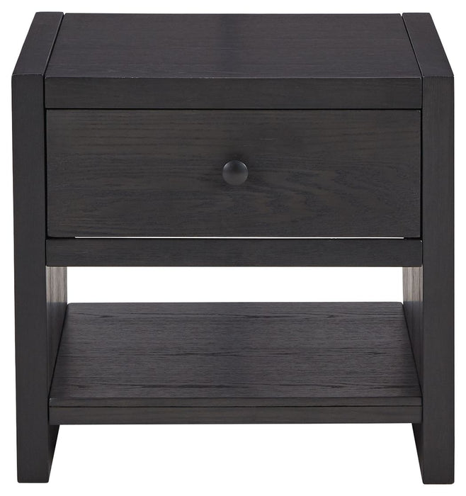 Foyland - Black - Square End Table Sacramento Furniture Store Furniture store in Sacramento