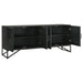 Riddell - 4-Door Accent Cabinet - Black Sacramento Furniture Store Furniture store in Sacramento