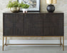 Elinmore - Brown / Gold Finish - Accent Cabinet Sacramento Furniture Store Furniture store in Sacramento