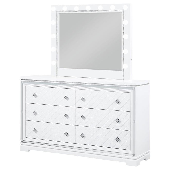 Eleanor - 6-Drawer Dresser With Mirror