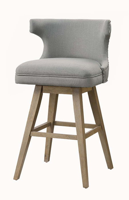 Everett - Bar Chair (Set of 2) - Fabric & Oak Sacramento Furniture Store Furniture store in Sacramento