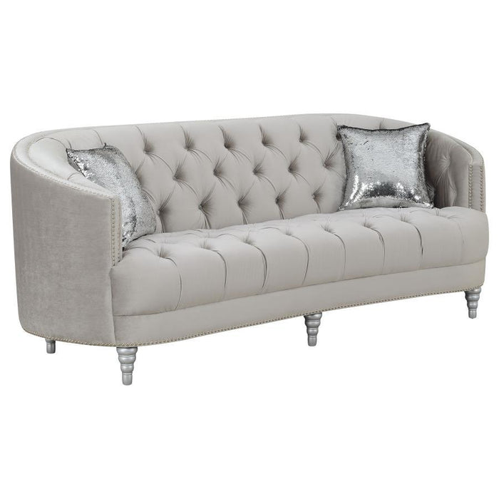 Avonlea - Upholstered Sloped Arm Sofa Sacramento Furniture Store Furniture store in Sacramento