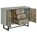 Abelardo - 3-Drawer Accent Cabinet - Weathered Oak And Cement Sacramento Furniture Store Furniture store in Sacramento