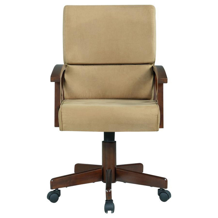 Marietta - Upholstered Game Chair - Tobacco And Tan Sacramento Furniture Store Furniture store in Sacramento