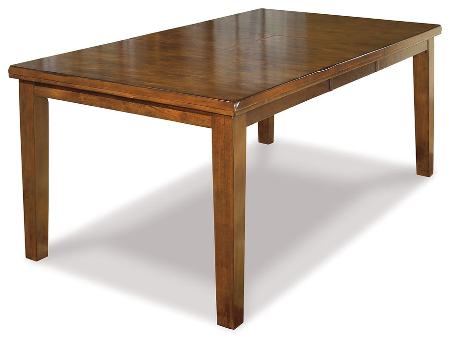 Ralene - Medium Brown - Rectangular Dining Room Butterfly Extension Table Sacramento Furniture Store Furniture store in Sacramento