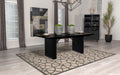 Catherine - Rectangular Double Pedestal Dining Table - Black Sacramento Furniture Store Furniture store in Sacramento