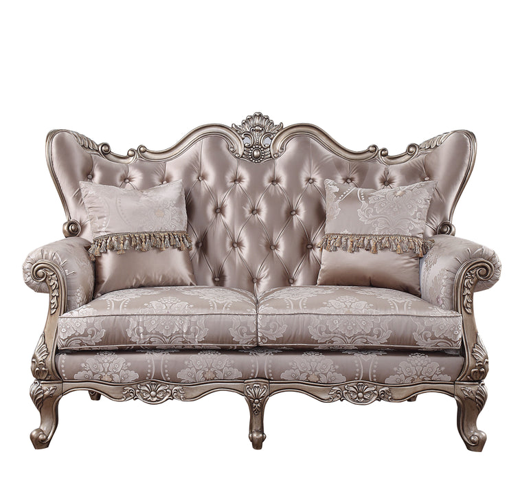 Jayceon - Loveseat - Fabric & Champagne Sacramento Furniture Store Furniture store in Sacramento