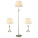 Griffin - 3 Piece Slender Lamp Set - Brushed Nickel Sacramento Furniture Store Furniture store in Sacramento