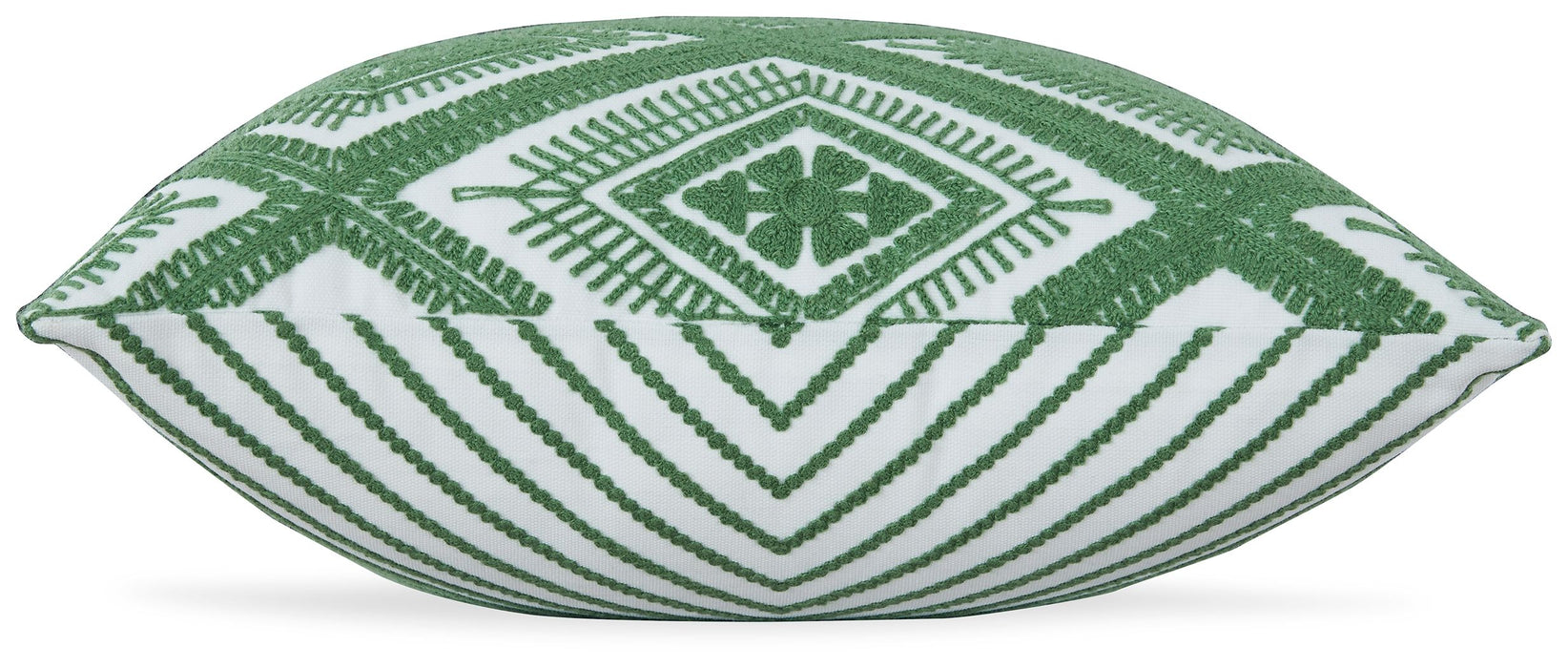 Bellvale - Green / White - Pillow (Set of 4) Sacramento Furniture Store Furniture store in Sacramento