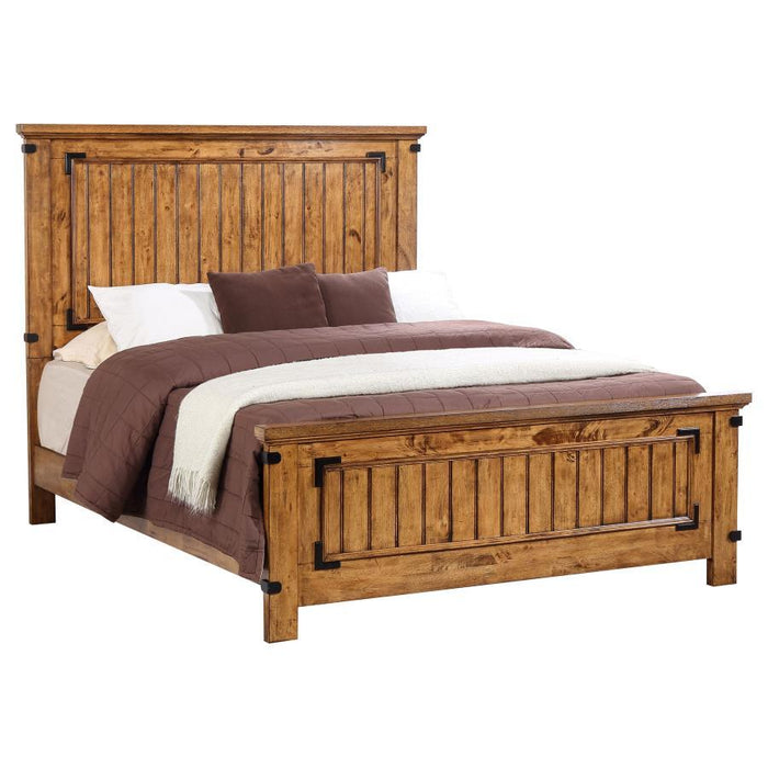 Brenner - Wood Panel Bed