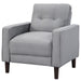 Bowen - Upholstered Track Arms Tufted Chair Sacramento Furniture Store Furniture store in Sacramento