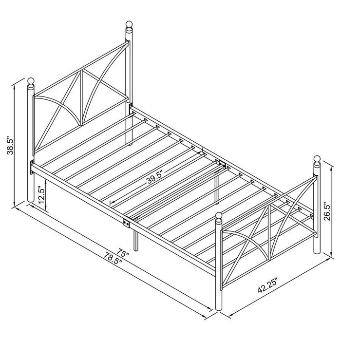 Hart - Metal Platform Bed Sacramento Furniture Store Furniture store in Sacramento