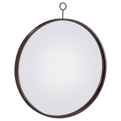 Gwyneth - Round Wall Mirror - Black Nickel Sacramento Furniture Store Furniture store in Sacramento