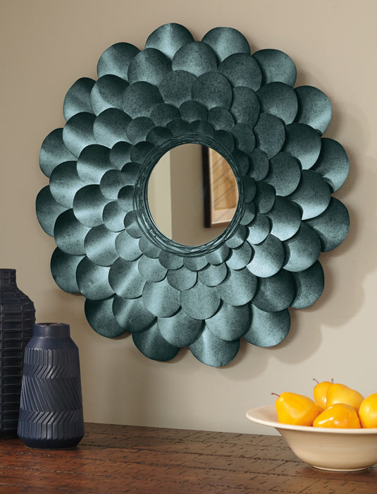 Deunoro - Blue - Accent Mirror Sacramento Furniture Store Furniture store in Sacramento