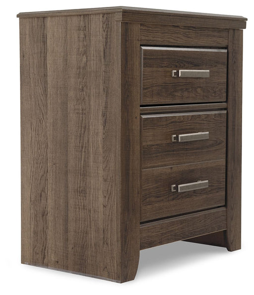 Juararo - Dark Brown - Two Drawer Night Stand Sacramento Furniture Store Furniture store in Sacramento