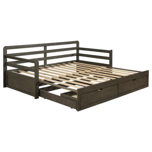 Sorrento - 2-Drawer Twin Daybed With Extension Trundle - Gray Sacramento Furniture Store Furniture store in Sacramento