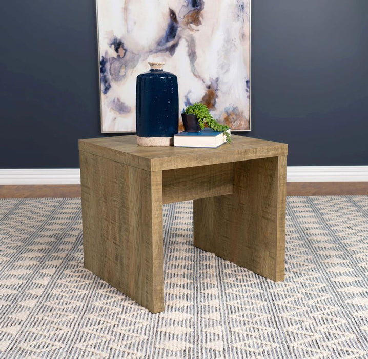 Lynette - Square Engineered Wood End Table - Mango Sacramento Furniture Store Furniture store in Sacramento