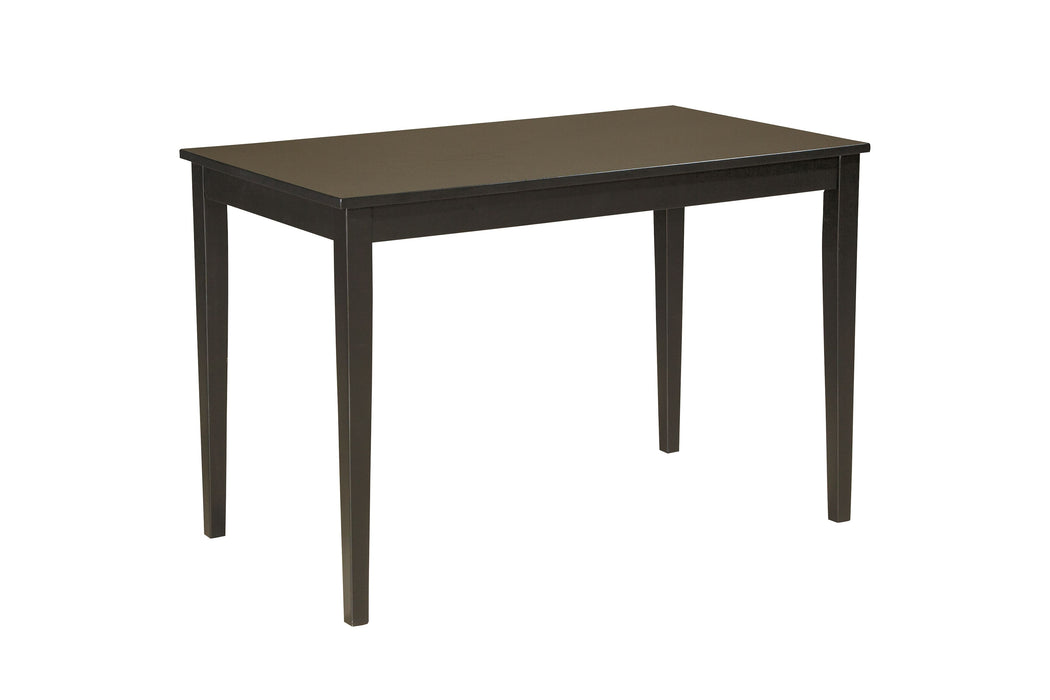 Kimonte - Dark Brown - Rectangular Dining Room Table Sacramento Furniture Store Furniture store in Sacramento