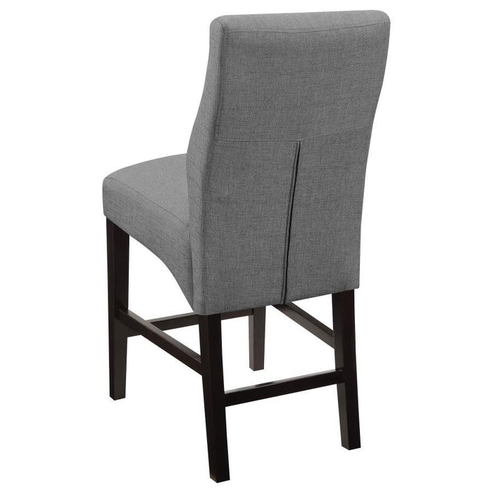 Mulberry - Upholstered Counter Height Stools (Set of 2) - Gray And Cappuccino Sacramento Furniture Store Furniture store in Sacramento